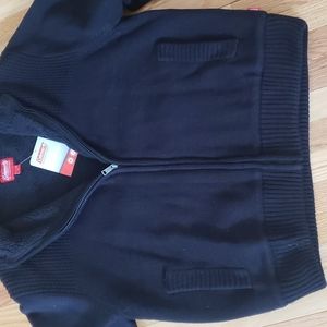 Coleman Mens NEW black Lined Sweater Jacket size XL